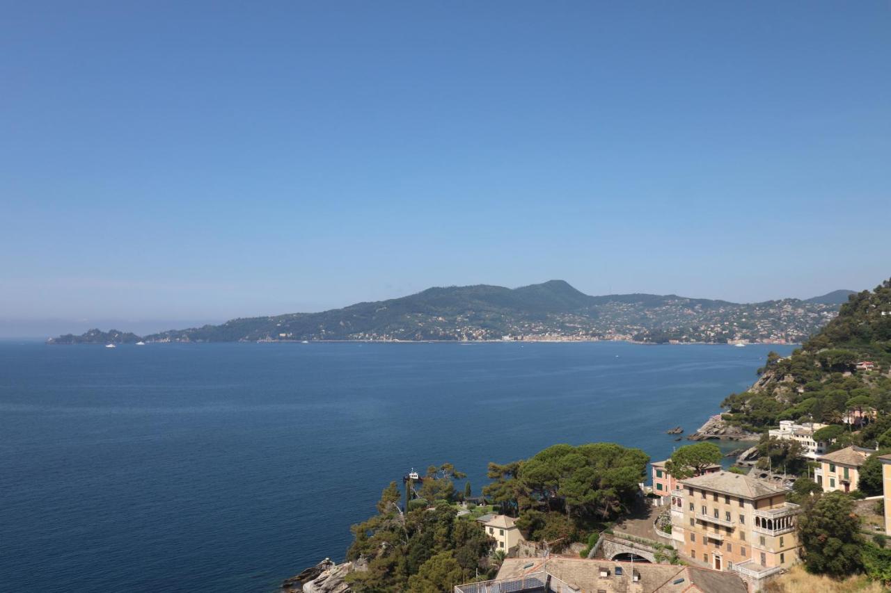 شقة Una Conchiglia Sul Mare Attico Vista Portofino زواليي المظهر الخارجي الصورة